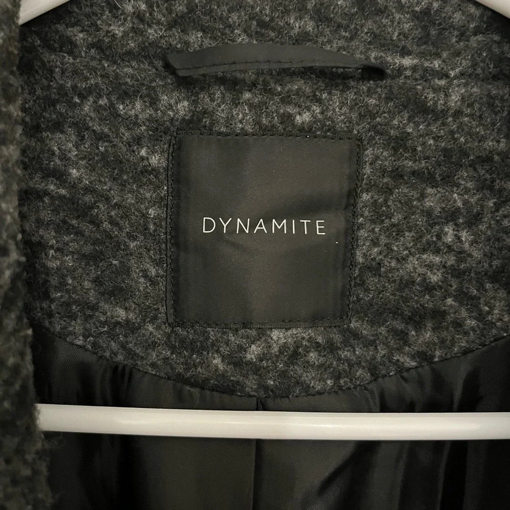Dynamite Gray Pea Coat - Picture 3 of 5